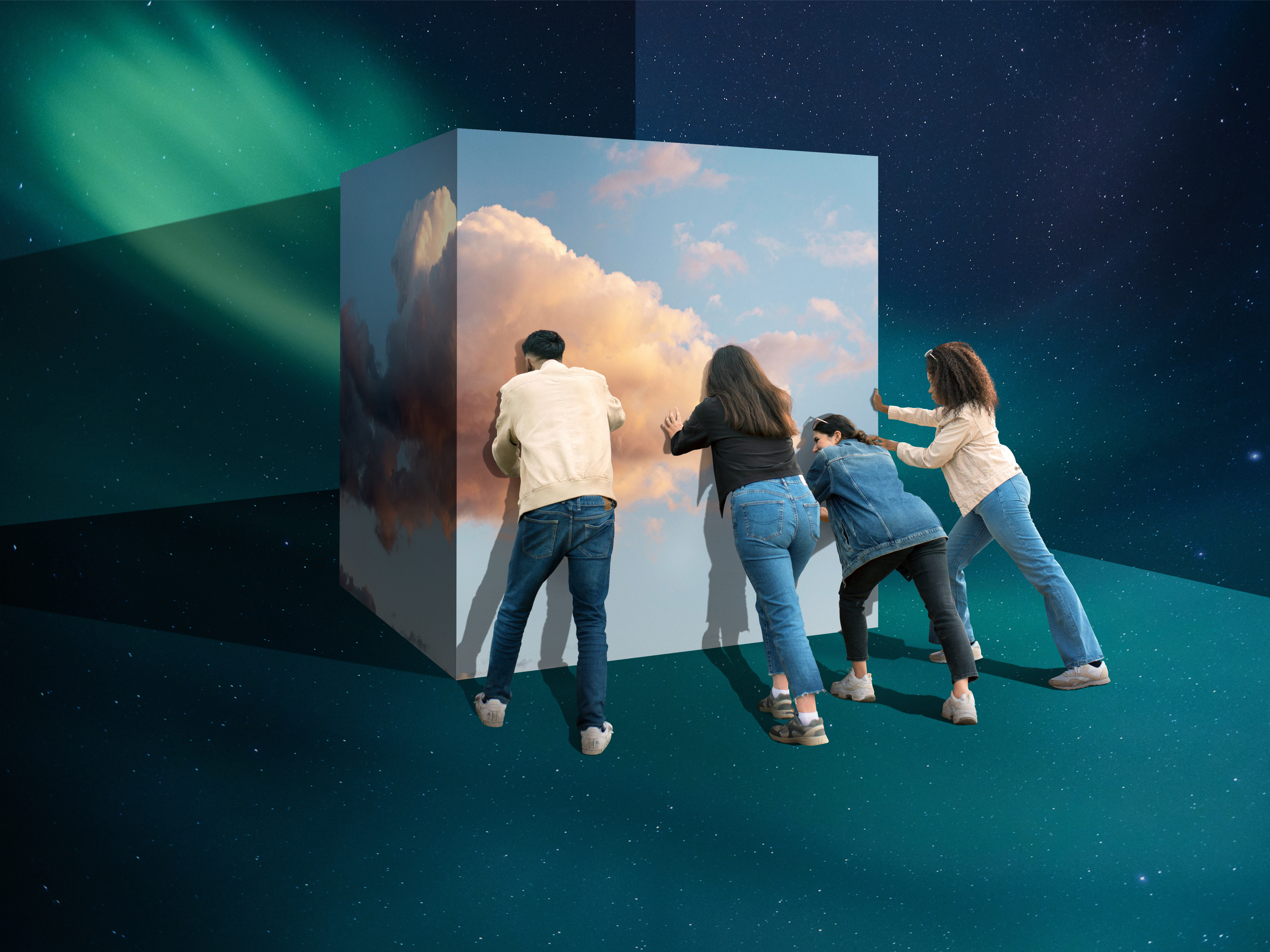 Image of person squatting with a barbell